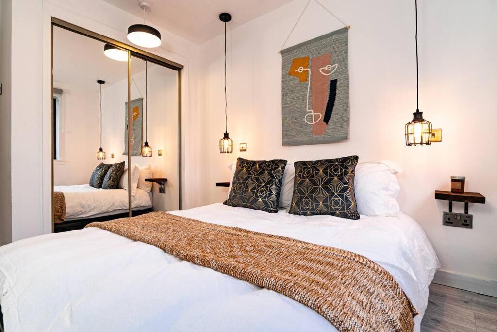 Stylish City Pad With Free Private Parking Glasgow Exterior foto